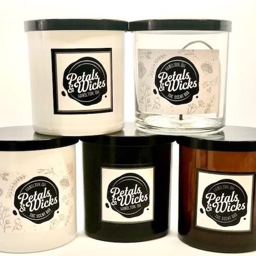 Pour Your Own Candle in a white, amber, black or clear 11 oz tumbler.